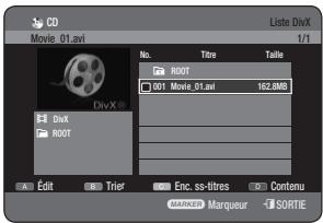 SAMSUNG DVD-HR770 - Utilisation du bouton MENU - 1