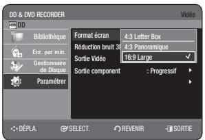 SAMSUNG DVD-HR770 - Format écran - 1
