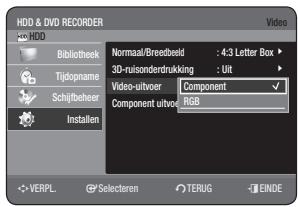 SAMSUNG DVD-HR770 - Video-uitvoer - 1