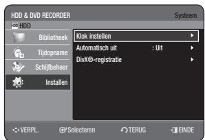 SAMSUNG DVD-HR770 - DE SYSTEEMOPTIES INSTellen - 1