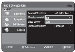 SAMSUNG DVD-HR770 - 3D-ruisonderdrukking (motion adaptive ruisonderdrukking) - 1
