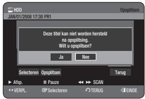 SAMSUNG DVD-HR770 - De toets TITLE LIST gebruiken - 4