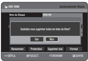 SAMSUNG DVD-HR770 - Protection d'un disque - 7