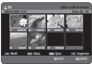 SAMSUNG DVD-HR770 - Utilisation du bouton PLAY LIST - 2