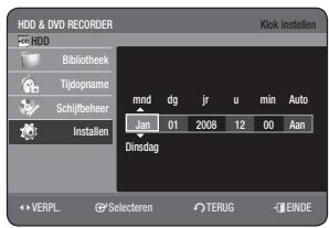 SAMSUNG DVD-HR770 - DE KLOK INSTELLLEN - 4