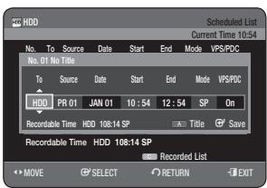 SAMSUNG DVD-HR770 - Using the TIMER button - 4