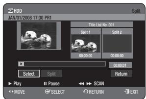 SAMSUNG DVD-HR770 - Using the TITLE LIST button - 3