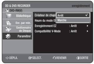 SAMSUNG DVD-HR770 - Création automatique des chapîtres - 3