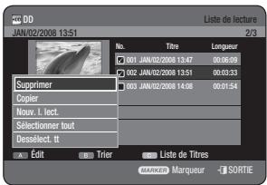 SAMSUNG DVD-HR770 - Utilisation du bouton PLAY LIST - 3