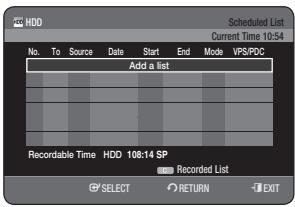 SAMSUNG DVD-HR770 - Using the TIMER button - 3