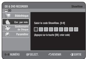 SAMSUNG DVD-HR770 - UTILISATION DE LA FONCTION SHOWVIEW - 6