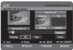 SAMSUNG DVD-HR770 - Utilisation du bouton TITLE LIST - 2