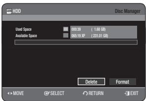SAMSUNG DVD-HR770 - Delete All Title Lists/DivX Lists /Music Lists/Photo Lists - 2
