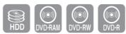 SAMSUNG DVD-HR770 - Pour un disque dur/un disque HDD/DVD-RAM/-RW/-R - 1