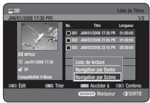 SAMSUNG DVD-HR770 - Utilisation du bouton TITLE LIST - 1