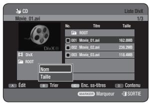 SAMSUNG DVD-HR770 - Utilisation de la fonction Trier - 1