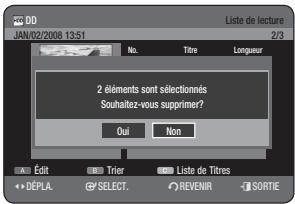 SAMSUNG DVD-HR770 - Utilisation du bouton PLAY LIST - 4