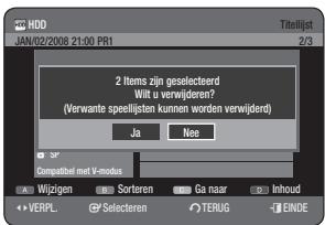 SAMSUNG DVD-HR770 - De toets TITLE LIST gebruiken - 2
