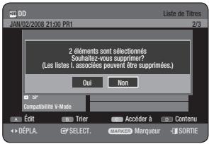 SAMSUNG DVD-HR770 - Utilisation du bouton TITLE LIST - 2
