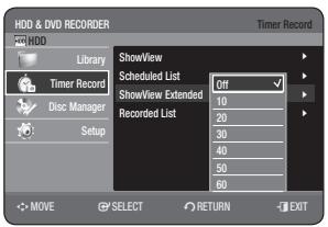 SAMSUNG DVD-HR770 - SHOWVIEW EXTENDED - 1