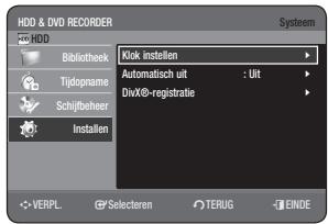 SAMSUNG DVD-HR770 - DE KLOK INSTELLLEN - 3