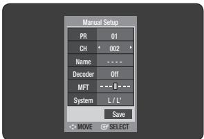 SAMSUNG DVD-HR770 - Manual Setup - 2