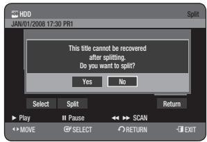 SAMSUNG DVD-HR770 - Using the TITLE LIST button - 4