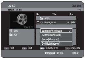 SAMSUNG DVD-HR770 - DivX Subtitle Encoding - 1