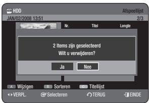 SAMSUNG DVD-HR770 - De toets PLAY LIST gebruiken - 4