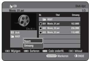 SAMSUNG DVD-HR770 - Sorteren gebruiken - 1