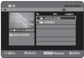 SAMSUNG DVD-HR770 - Nouvelle liste de lecture - 7