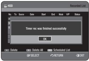 SAMSUNG DVD-HR770 - Information about Recorded List - 1