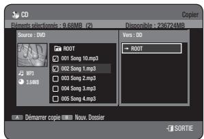 SAMSUNG DVD-HR770 - Copie de fichiers - 2