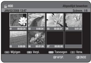 SAMSUNG DVD-HR770 - De toets PLAY LIST gebruiken - 2