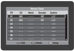 SAMSUNG DVD-HR770 - Manual Setup - 1