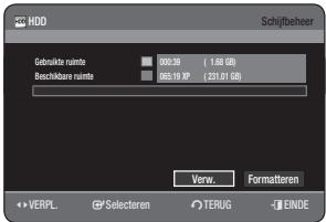 SAMSUNG DVD-HR770 - Alle titellijsten/DivX-lijsten/muzieklijsten/fotolijsten verwijderen - 2