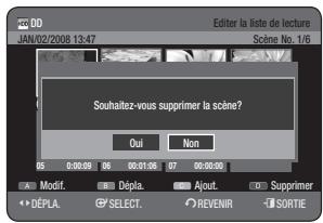 SAMSUNG DVD-HR770 - Suppression d'une scène - 1