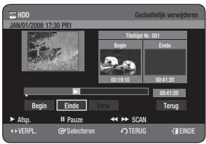 SAMSUNG DVD-HR770 - De toets TITLE LIST gebruiken - 3