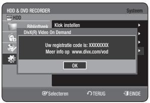 SAMSUNG DVD-HR770 - DivX(R) registratie - 1