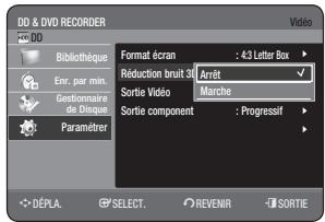 SAMSUNG DVD-HR770 - Réduction bruit 3D (réduction du bruit adaptable au déplacement) - 1