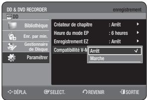 SAMSUNG DVD-HR770 - Compatibilité V-mode - 1