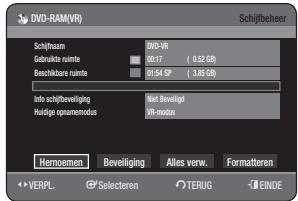 SAMSUNG DVD-HR770 - De naam van de schijf bewerken - 4
