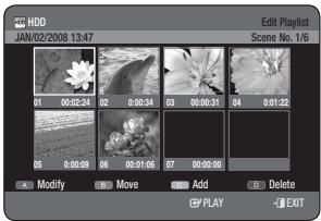 SAMSUNG DVD-HR770 - Using the PLAY LIST button - 2