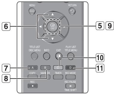 SAMSUNG DVD-HR770 - Boutons de la télécommande servant à la lecture de CD audio (CD-DA)/MP3 - 2