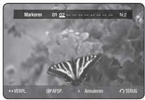 SAMSUNG DVD-HR770 - Markeringen instellen - 1