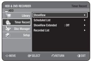 SAMSUNG DVD-HR770 - Deleting a Scheduled List - 2