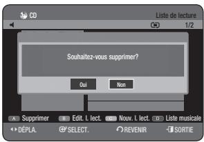 SAMSUNG DVD-HR770 - Supprimer la liste de lecture - 3