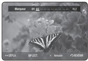 SAMSUNG DVD-HR770 - Réglage de repères - 1