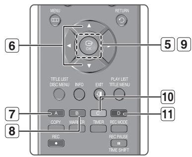 SAMSUNG DVD-HR770 - Toetsen op de afstandsbediening voor het afspelen van muziek-CD's (CD-DA)/MP3 - 2
