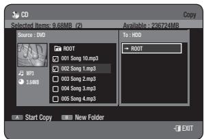 SAMSUNG DVD-HR770 - File Copy - 2